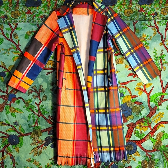 Source Unknown Jackets & Blazers - Fun Plaid Coat